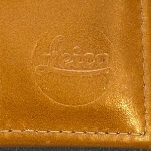 LEICA Leather Passport Wallet Pre-Owned.   SKU 5
